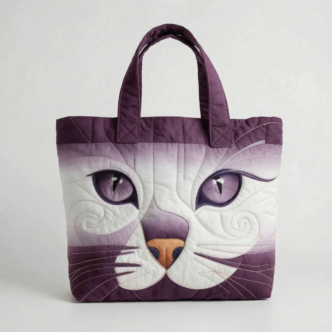 Tote Bag mit Katzenmuster