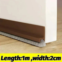 TPE-Türbodendichtung gegen Zugluft und Lärm - 2 cm x 1 m