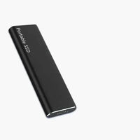 Tragbare externe 4-TB-USB-C-Festplatte für PC & Mac