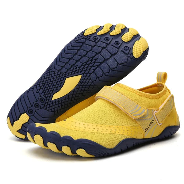 Trekkingschuhe | Rutschfeste Rillenprofilsohle | Leichte orthopädische Unterstützung