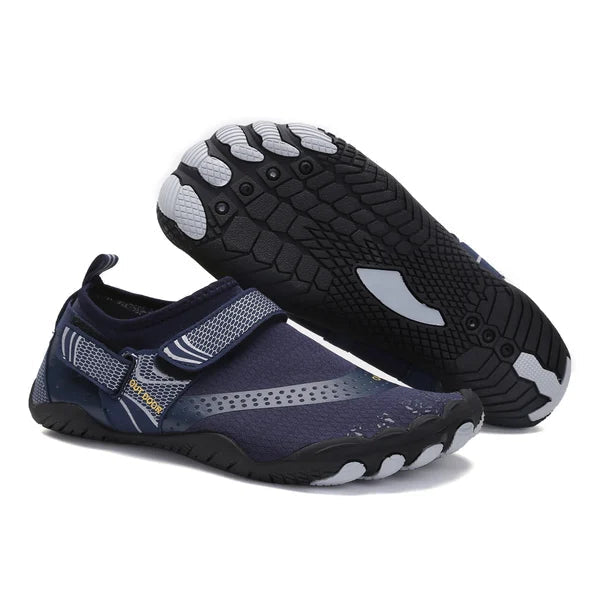 Trekkingschuhe | Rutschfeste Rillenprofilsohle | Leichte orthopädische Unterstützung