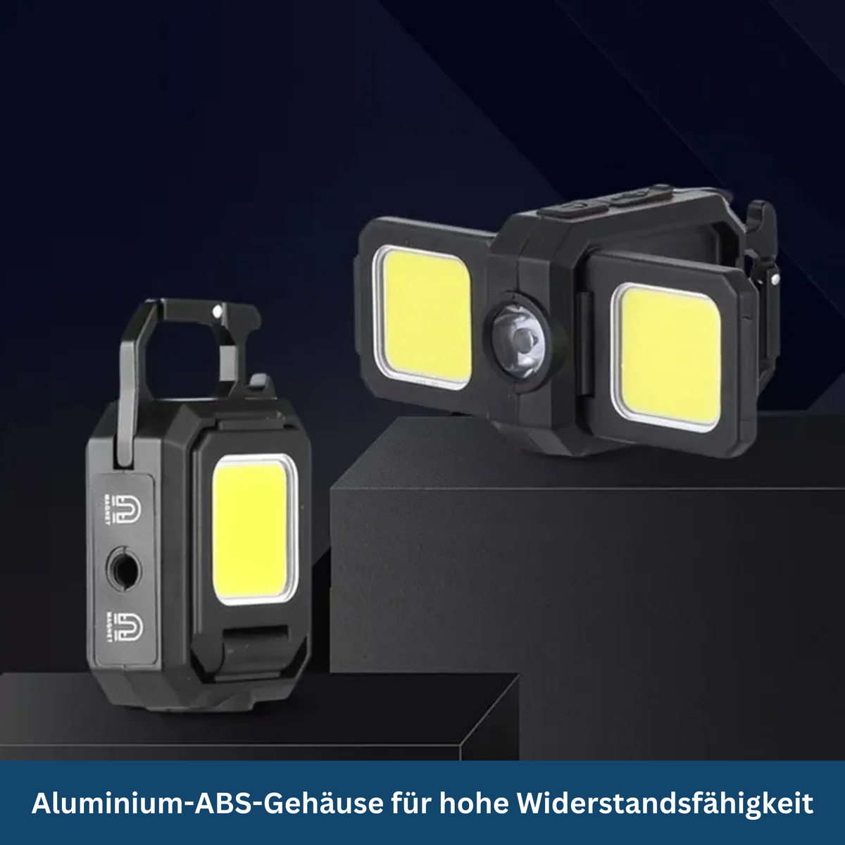 Fürs Wandern entwickelte LED-Taschenlampe