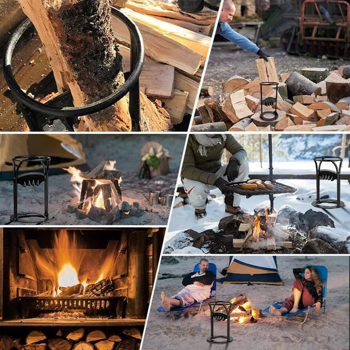 Brennholzspalter für Kamin und Feuerstelle