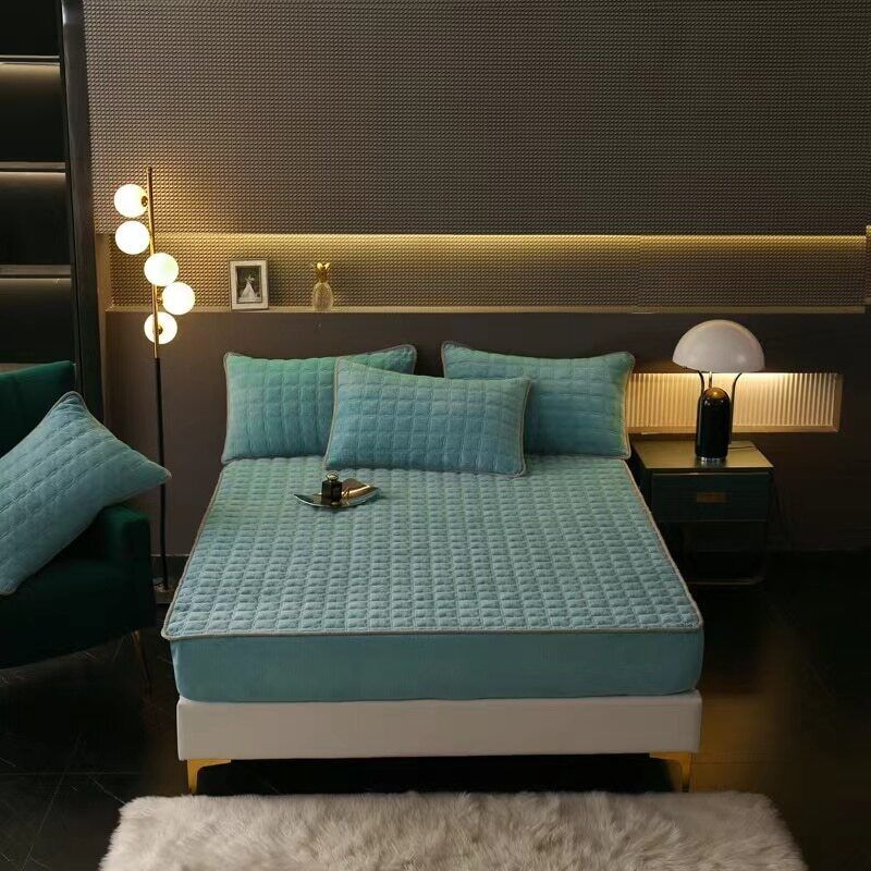 Gestepptes Spannbettlaken für Doppelbett