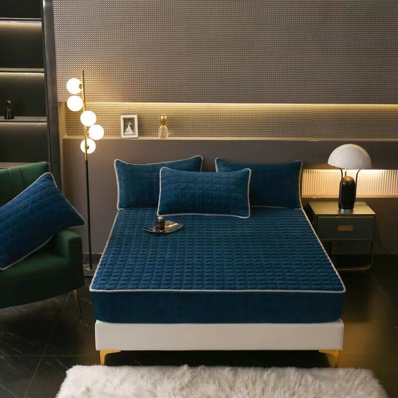 Gestepptes Spannbettlaken für Doppelbett