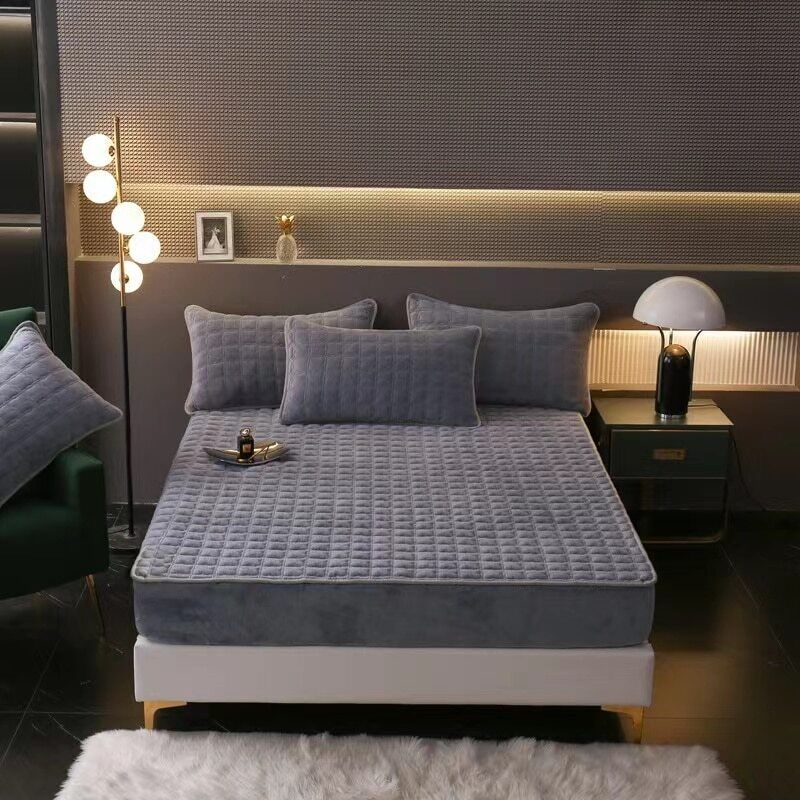 Gestepptes Spannbettlaken für Doppelbett