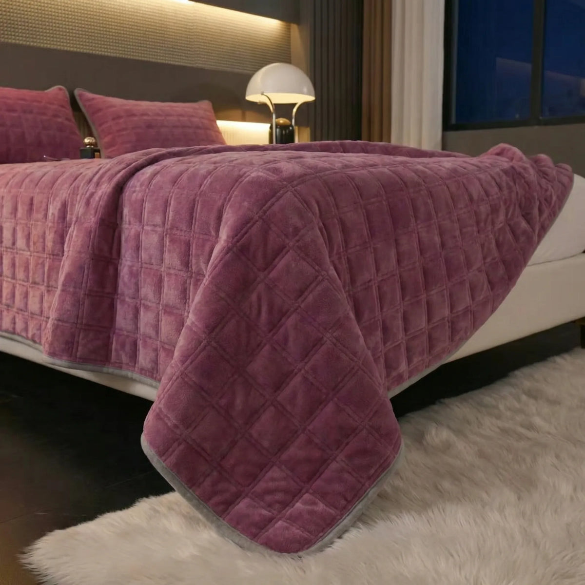 Gestepptes Spannbettlaken für Doppelbett