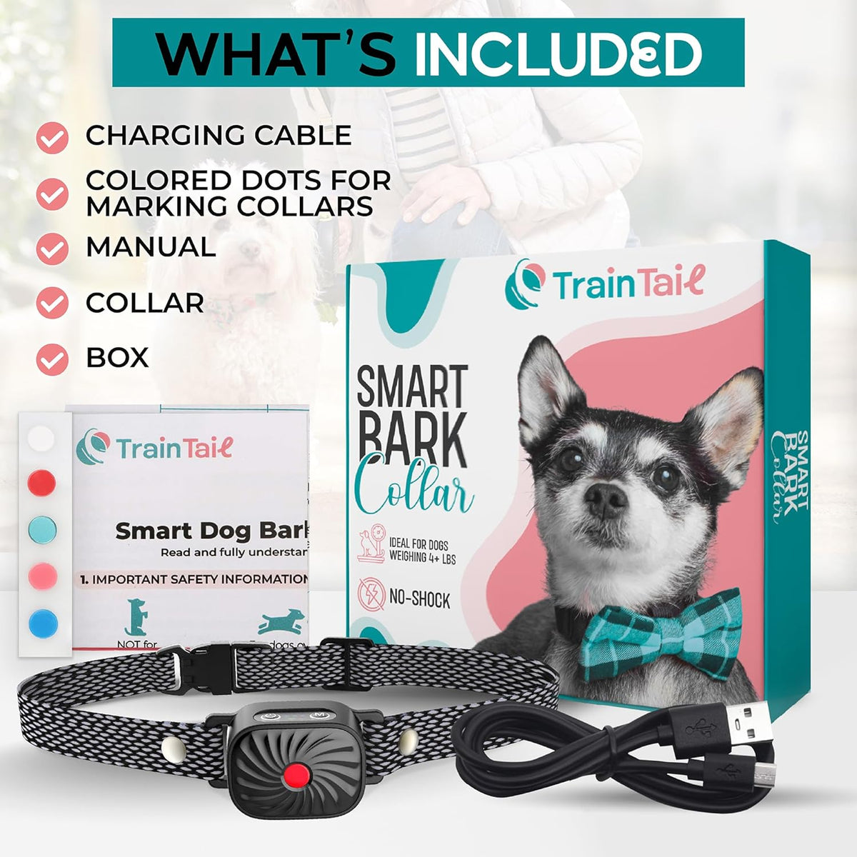 Anti-Bell-Halsband für kleine Hunde