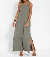 Ärmelloses Damen-Maxikleid