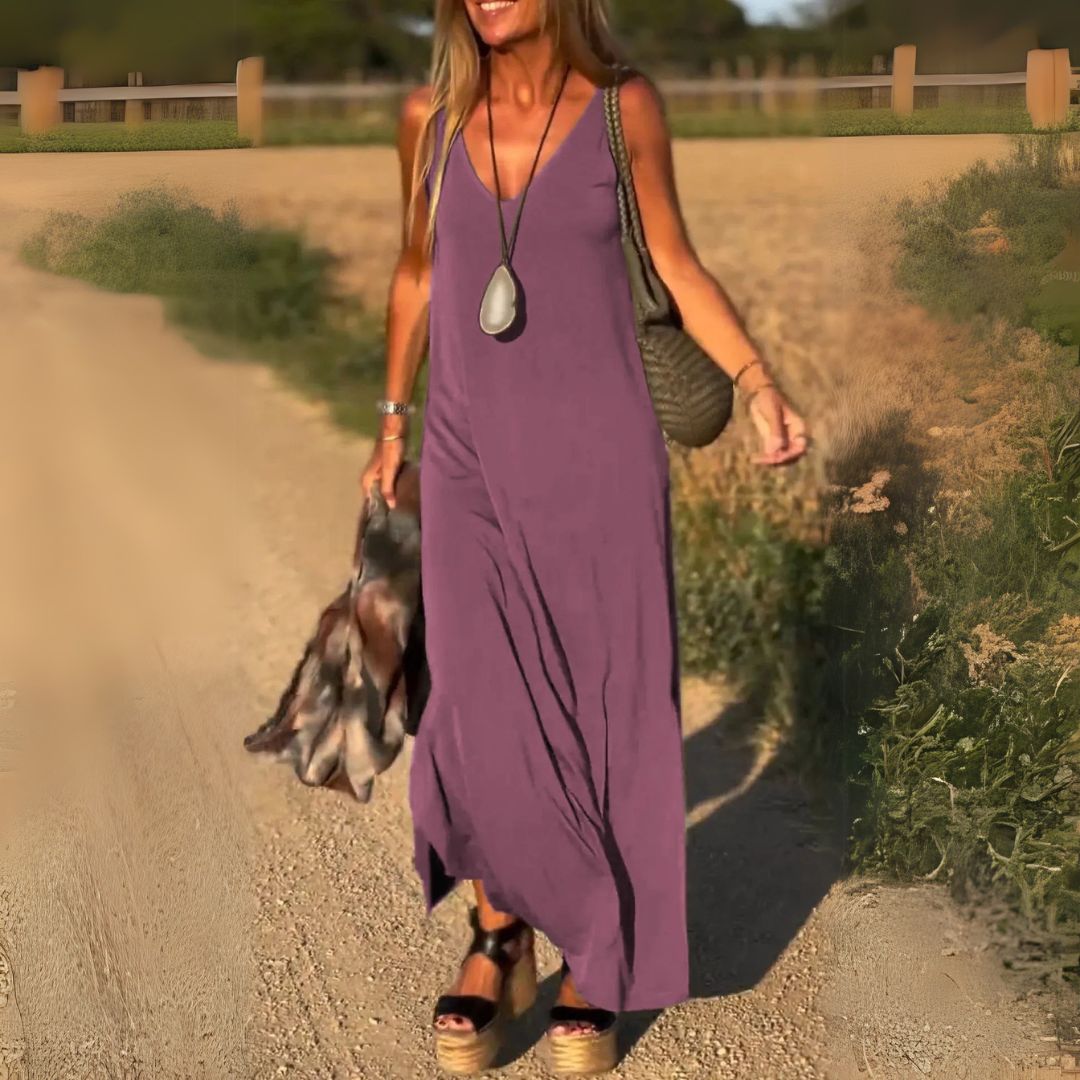 Ärmelloses Damen-Maxikleid