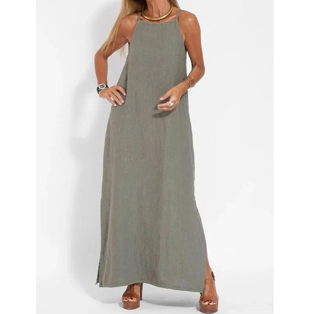 Ärmelloses Damen-Maxikleid