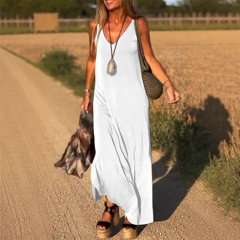 Ärmelloses Damen-Maxikleid