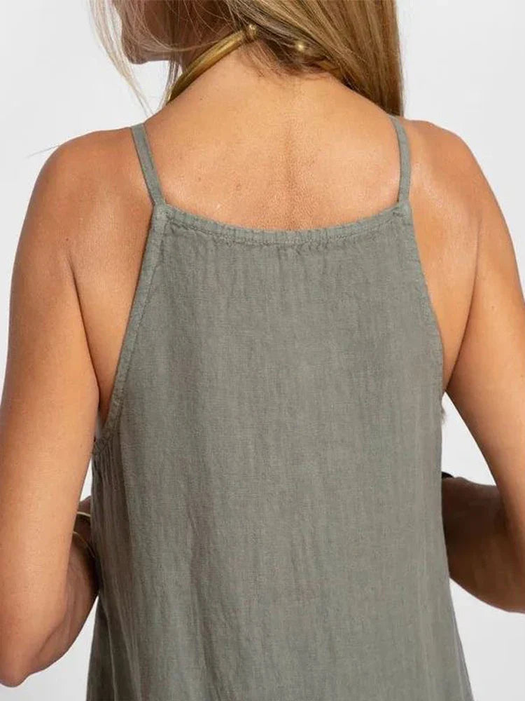 Ärmelloses Damen-Maxikleid