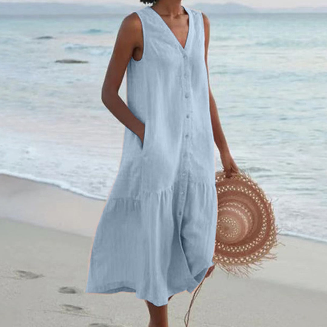 Ärmelloses Damen-Mikleid