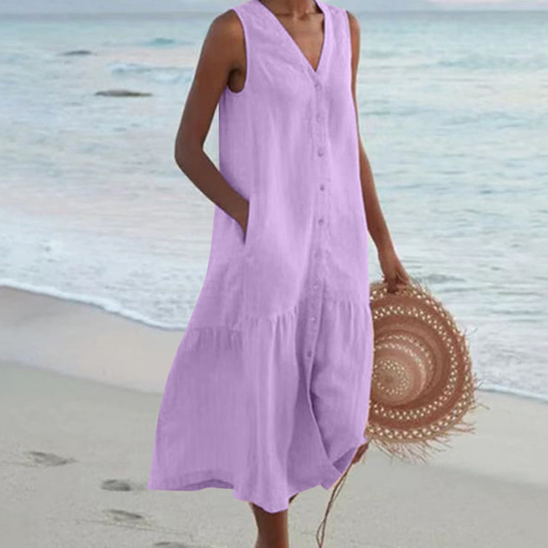 Ärmelloses Damen-Mikleid
