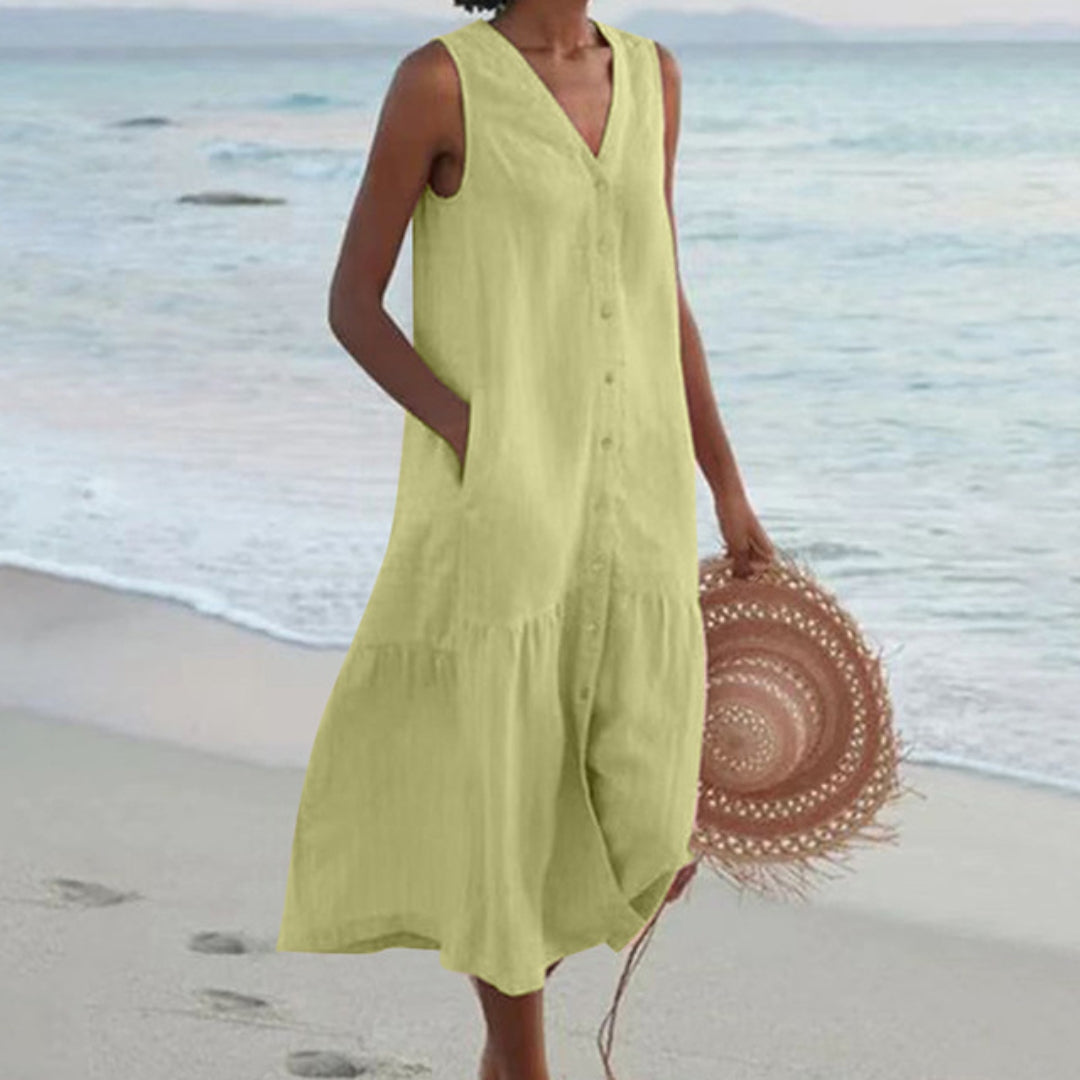 Ärmelloses Damen-Mikleid