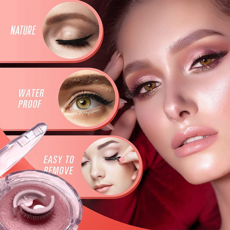 Wiederverwendbare selbstklebende künstliche Wimpern