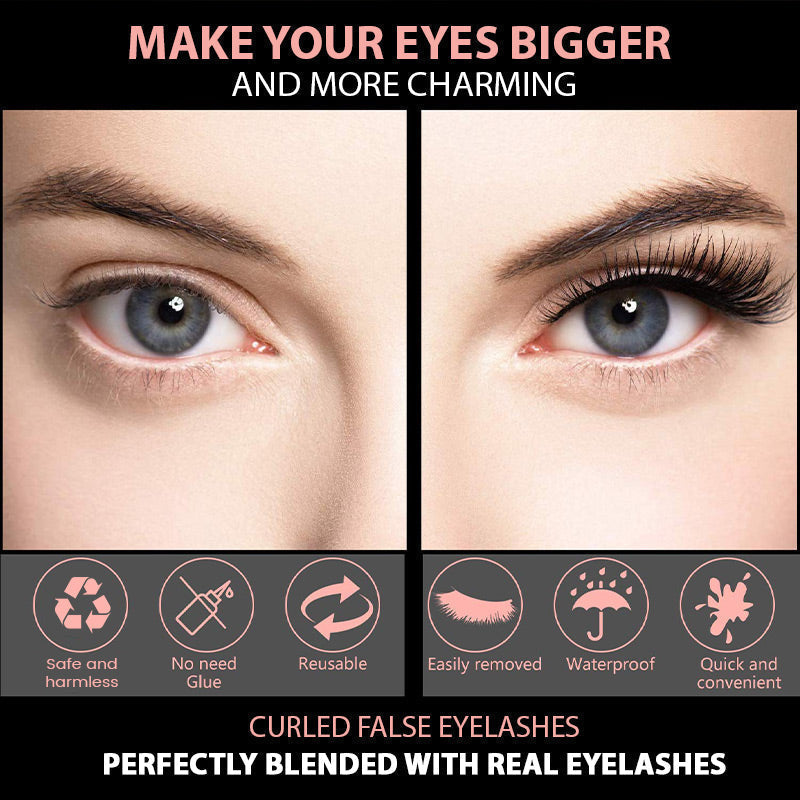 Wiederverwendbare selbstklebende künstliche Wimpern