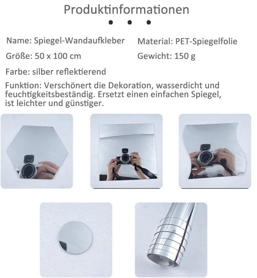 Ultraflexibler Spiegel – sicher und bruchsicher