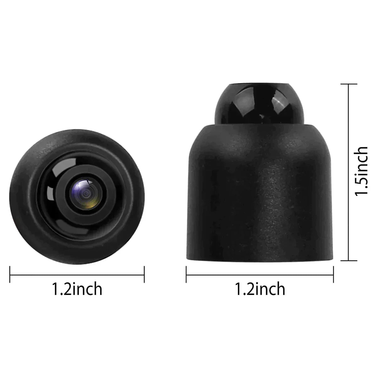 Ultrakompakte WLAN-IP-Kamera mit 1080p Full HD, 120°-Weitwinkelobjektiv, Infrarot-Nachtsicht, Bewegungsmelder, 2-Weg-Audio und globalem Fernzugriff