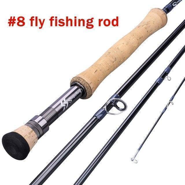 Ultraleichte Fliegenrute und Fliegenrolle Set für Angler