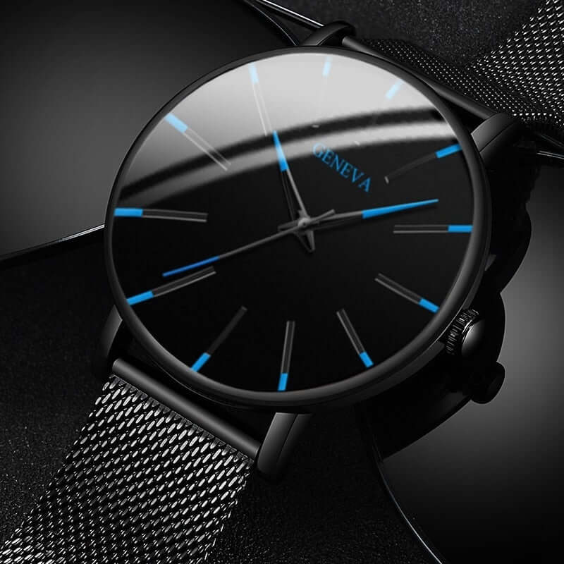 Ultradünne Herrenarmbanduhr