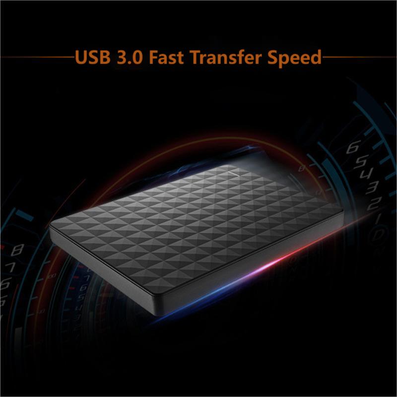 Ultradünne tragbare Festplatte 10 TB - hohe Kapazität und USB 3.0