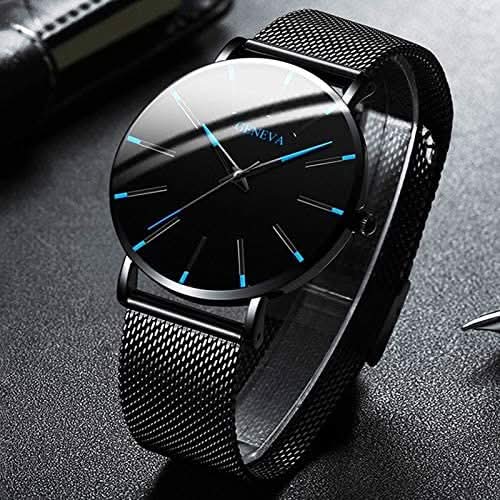 Ultradünne, minimalistische Herrenuhr im Business-Stil