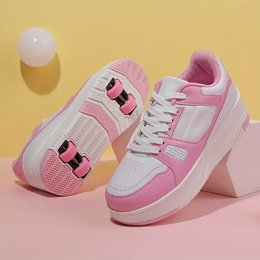 Unisex Rollschuhe-Sneaker für Kinder und Erwachsene – Gehen und rollen mit Stil