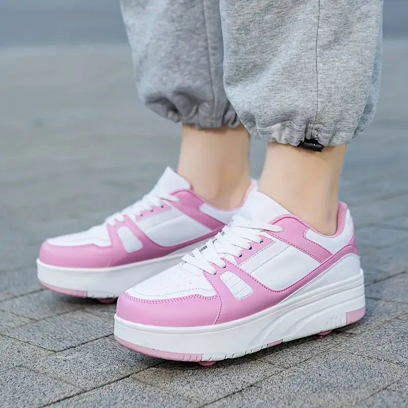 Unisex Rollschuhe-Sneaker für Kinder und Erwachsene – Gehen und rollen mit Stil