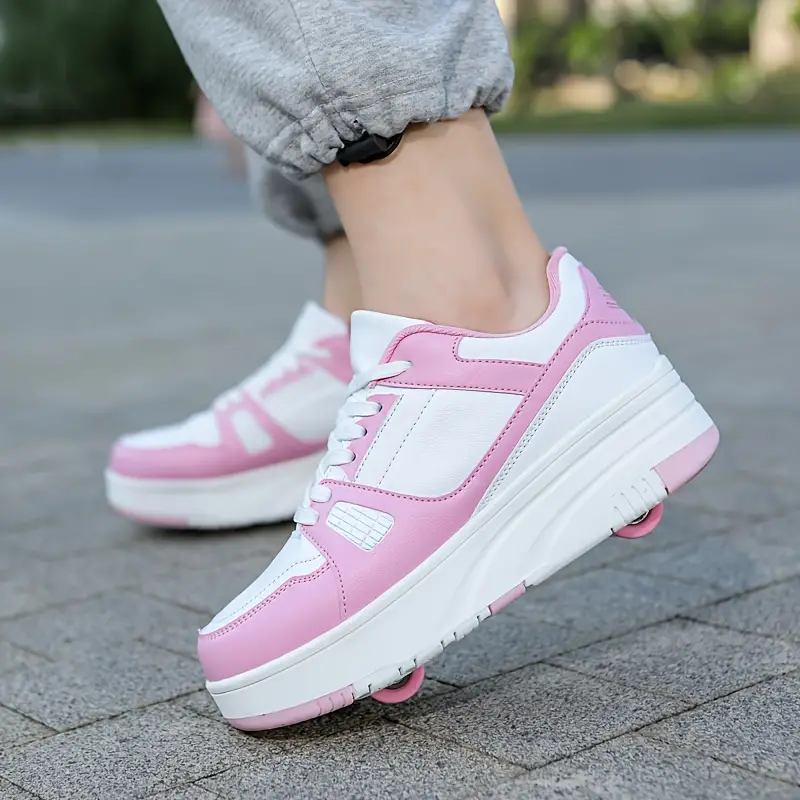 Unisex Rollschuhe-Sneaker für Kinder und Erwachsene – Gehen und rollen mit Stil