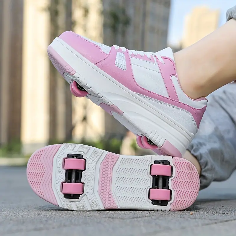 Unisex Rollschuhe-Sneaker für Kinder und Erwachsene – Gehen und rollen mit Stil
