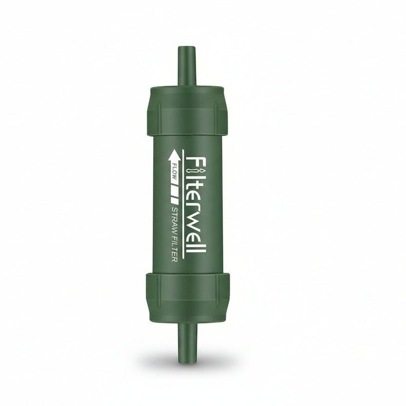 Unisex tragbarer Mini-Wasserfilter-Trinkhalm für Outdoor-Abenteuer
