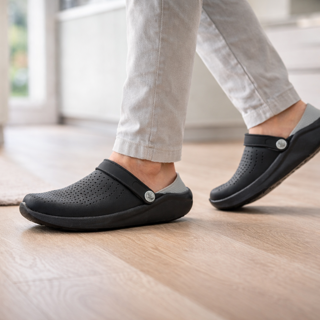 Unisex Komfort-Sandale mit gepolsterter Fussgewölbestütze