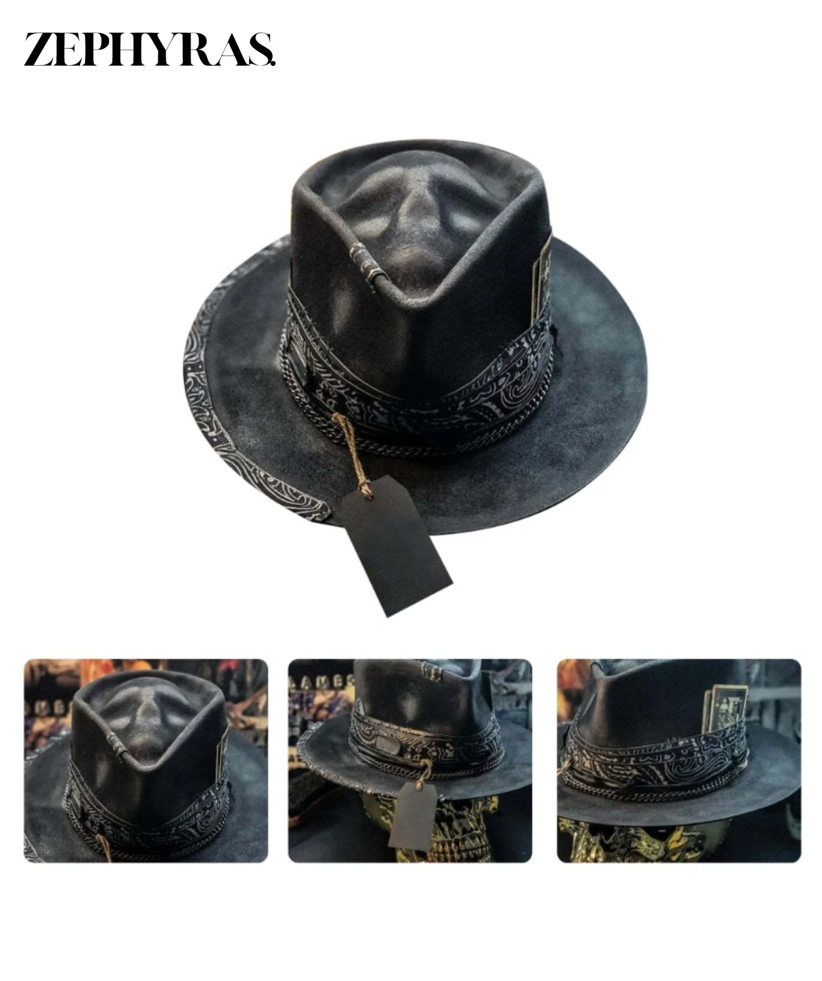 Unisex Totenkopf-Hut mit trendigem Design