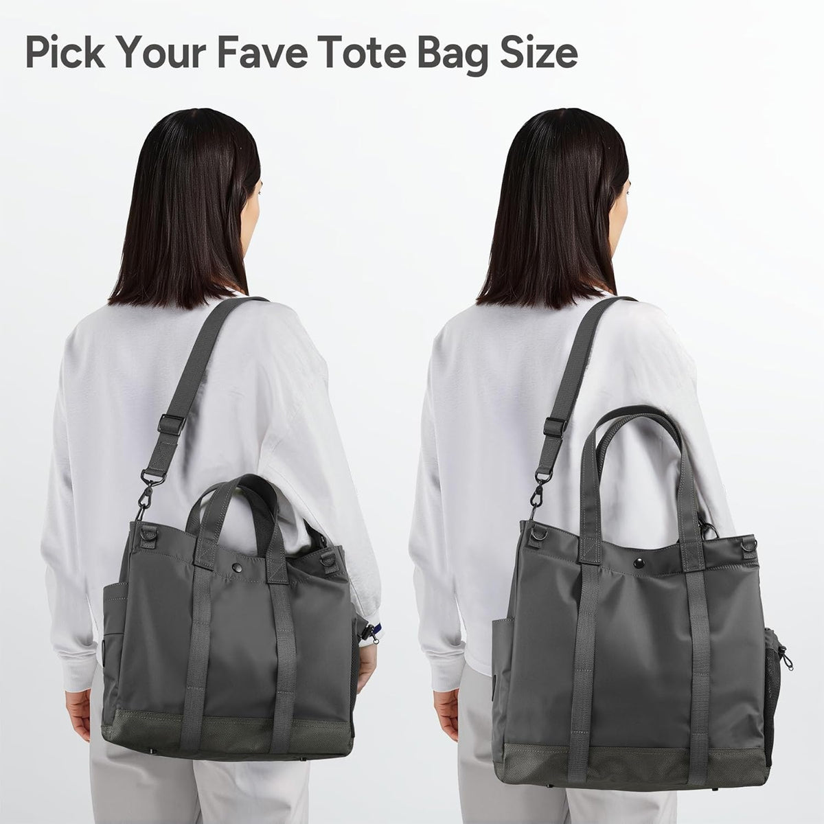 Unisex Laptoptasche mit mehreren Fächern und verstellbarem Schultergurt