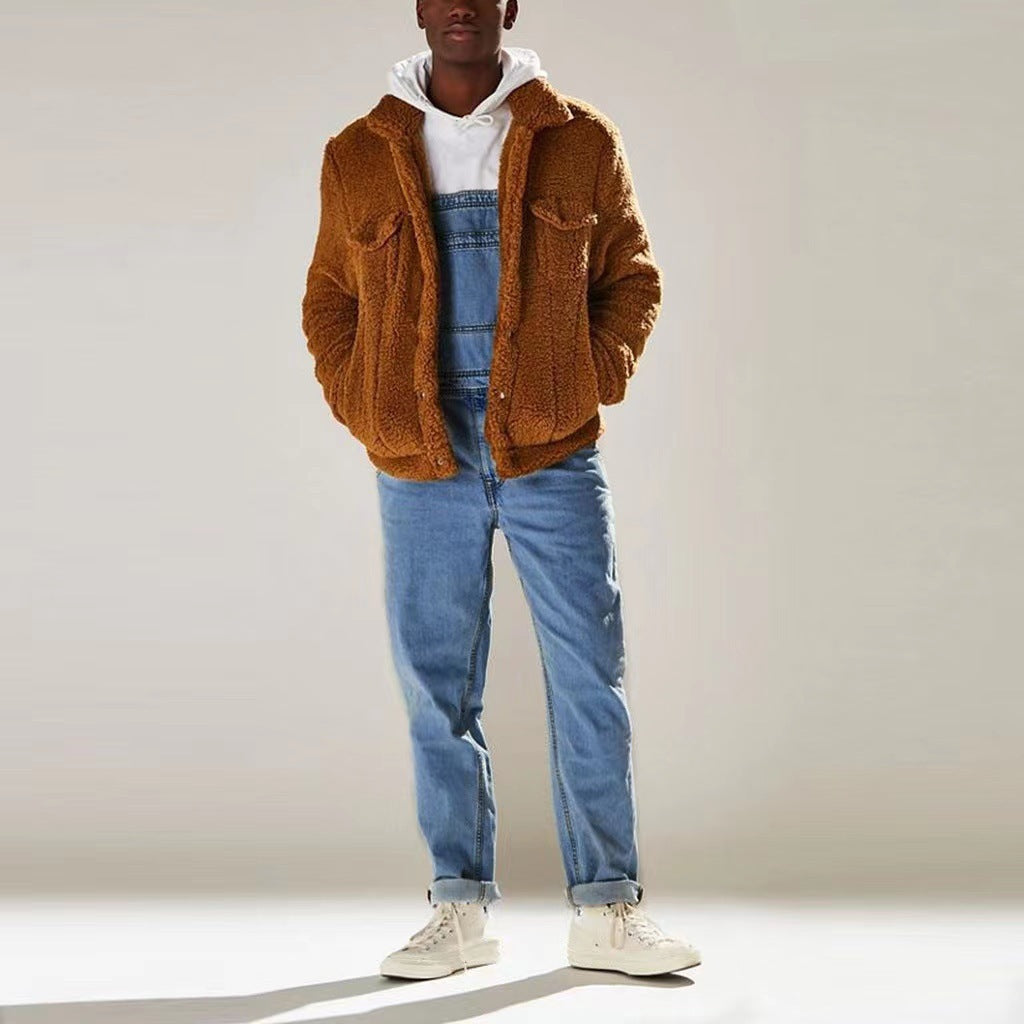 Unisex Streetwear-Latzhose für vielseitigen Stil und Komfort