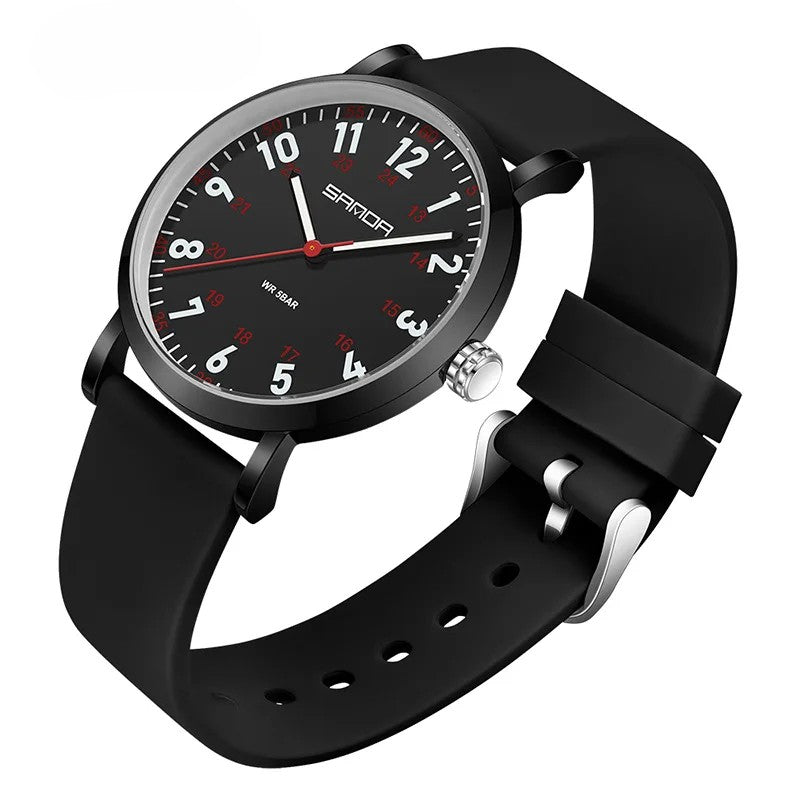 Wasserdichte Unisex-Armbanduhr mit leicht lesbarem Zifferblatt für medizinisches Personal