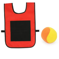 Unisex Wurf- und Fangspiel-Set mit Klettverschluss-Weste