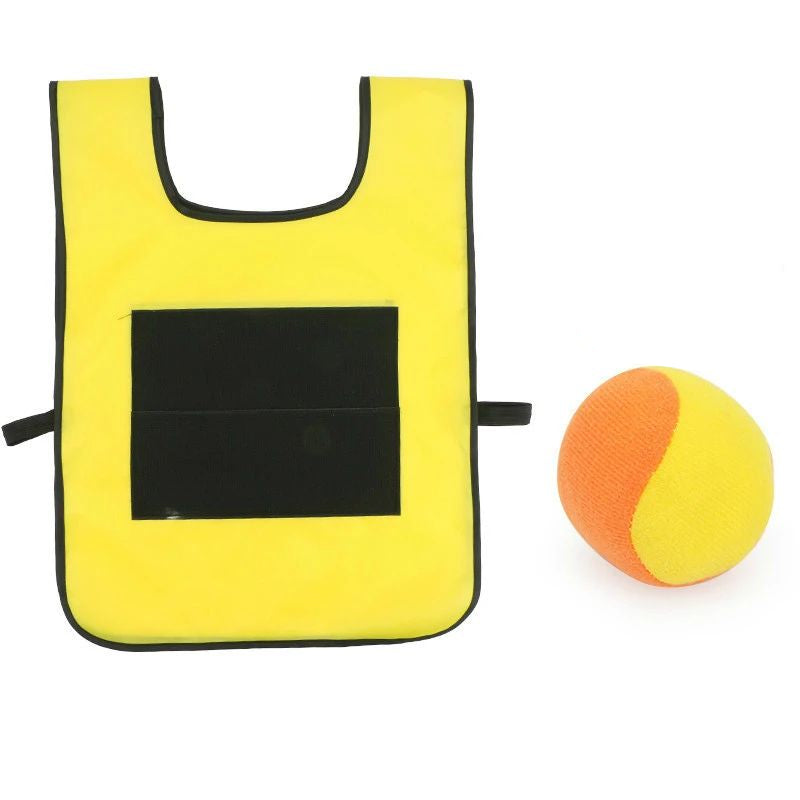 Unisex Wurf- und Fangspiel-Set mit Klettverschluss-Weste