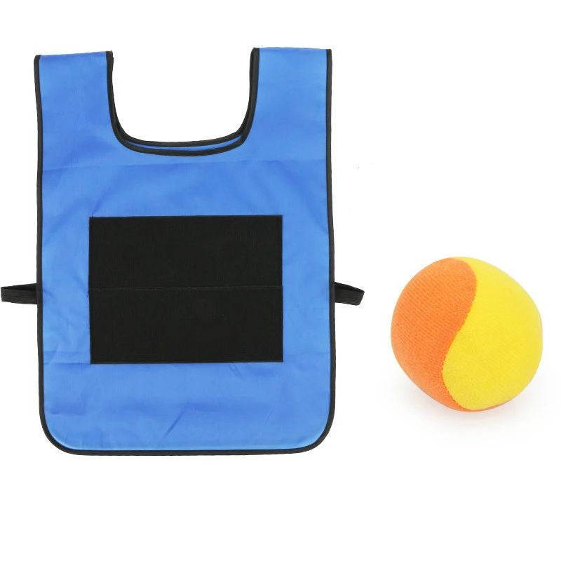 Unisex Wurf- und Fangspiel-Set mit Klettverschluss-Weste