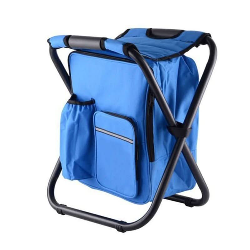 Unisex Rucksack mit Klappstuhl und Kühlfach