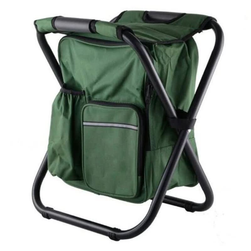 Unisex Rucksack mit Klappstuhl und Kühlfach