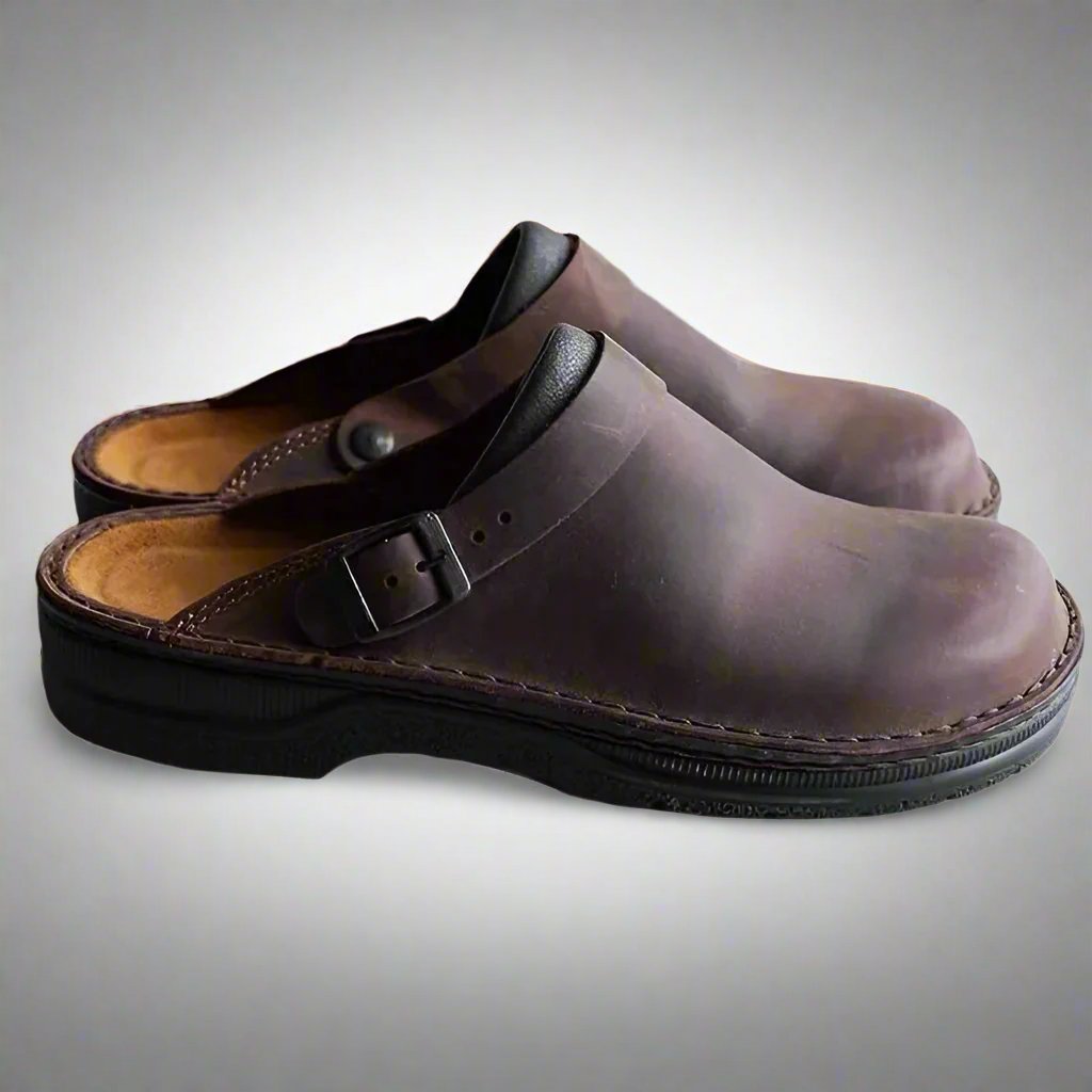Unisex Clogs mit Schnallenriemen