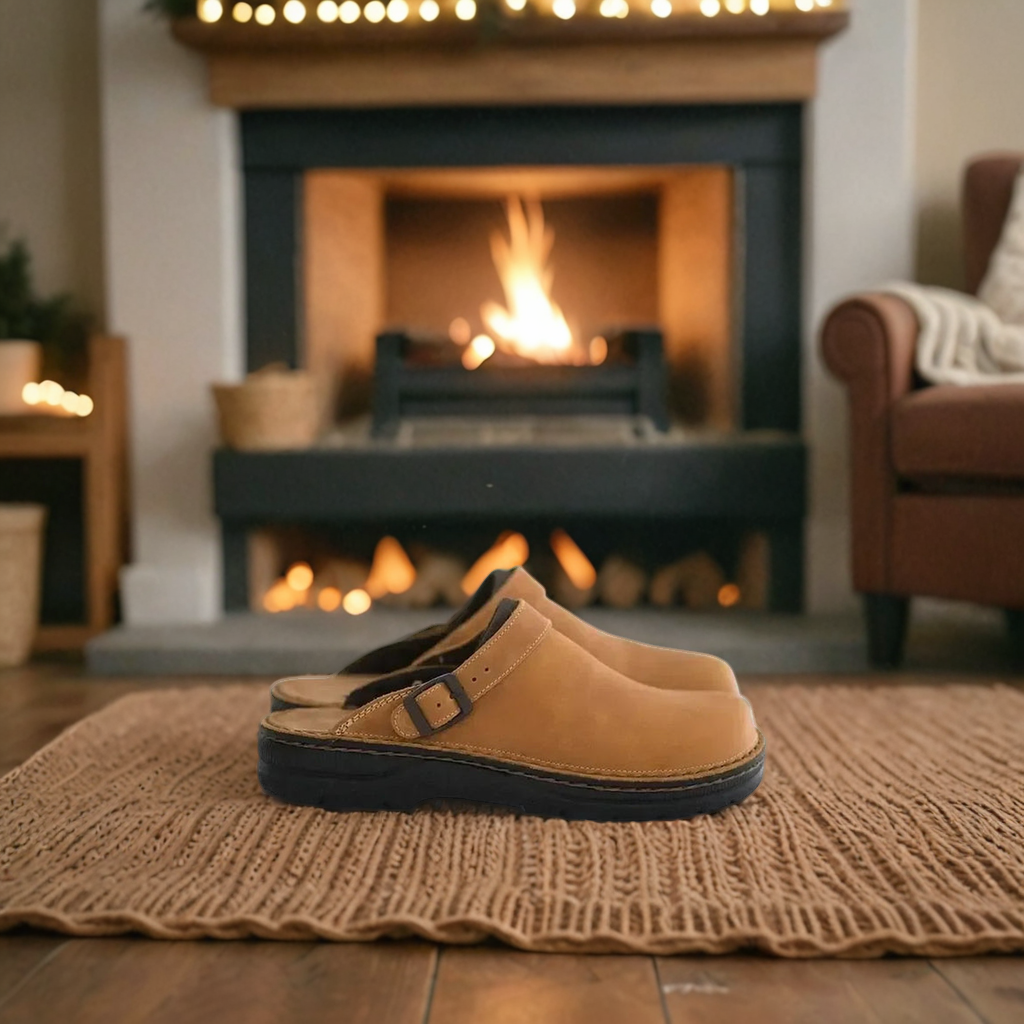 Unisex Clogs mit Schnallenriemen