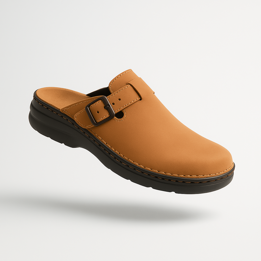 Unisex Clogs mit Schnallenriemen