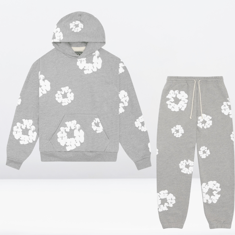 Lockerer Unisex-Trainingsanzug mit Kapuzenpullover und Hose