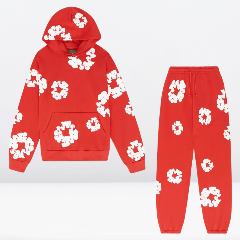 Lockerer Unisex-Trainingsanzug mit Kapuzenpullover und Hose