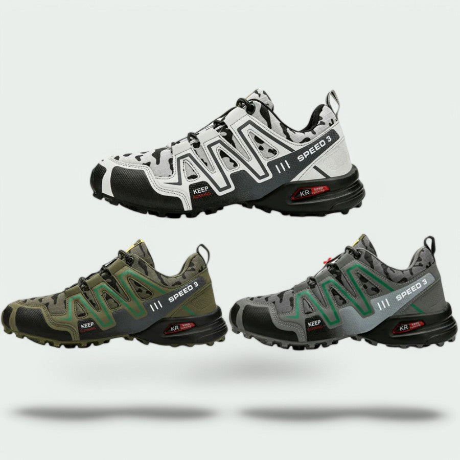 Atmungsaktive und leichte Unisex-Wanderschuhe mit Gummisohle