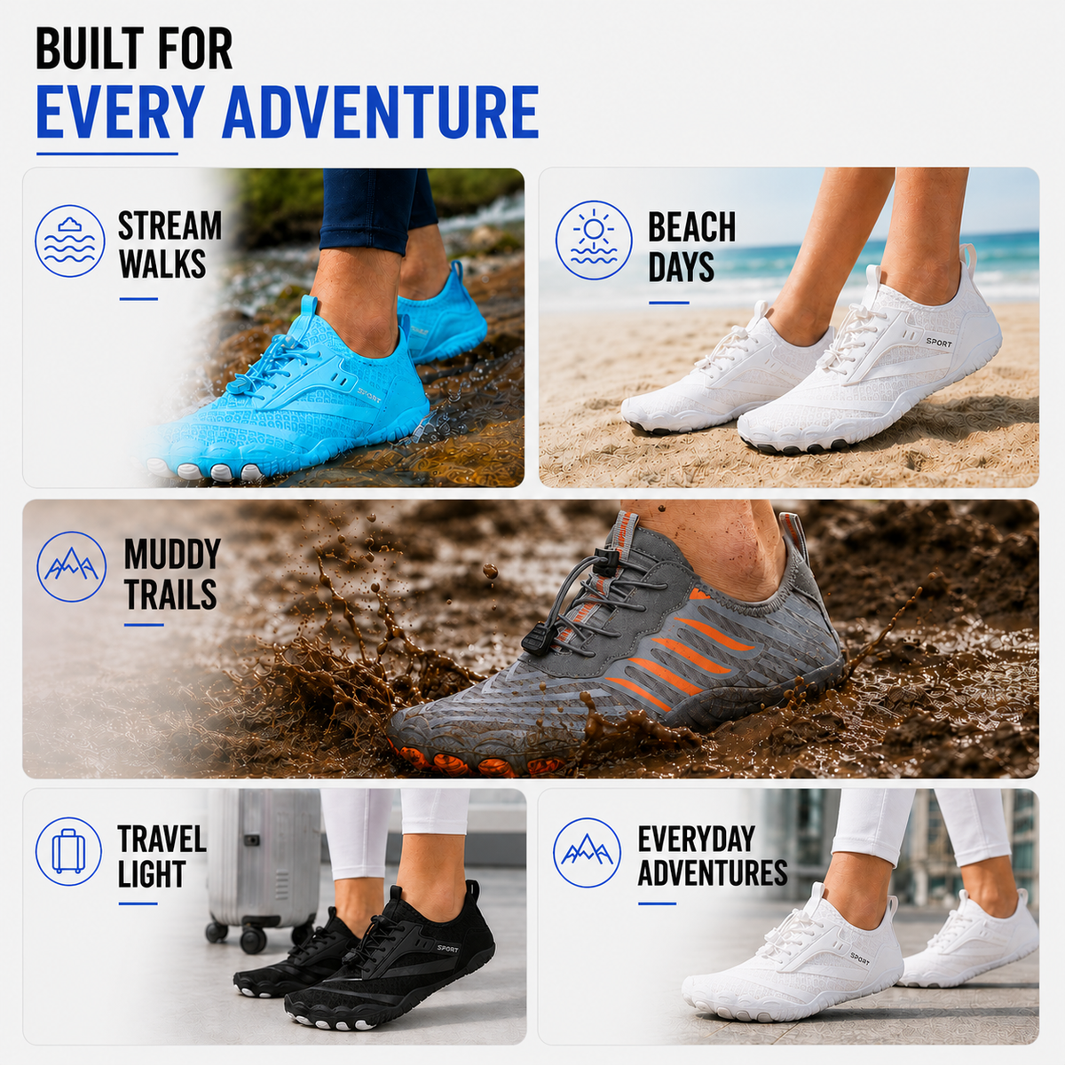 Unisex Barfusssportschuhe